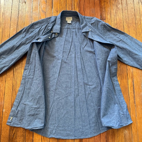L.L. Bean Button Down Long Sleeve Shirt - Picture 7 of 13
